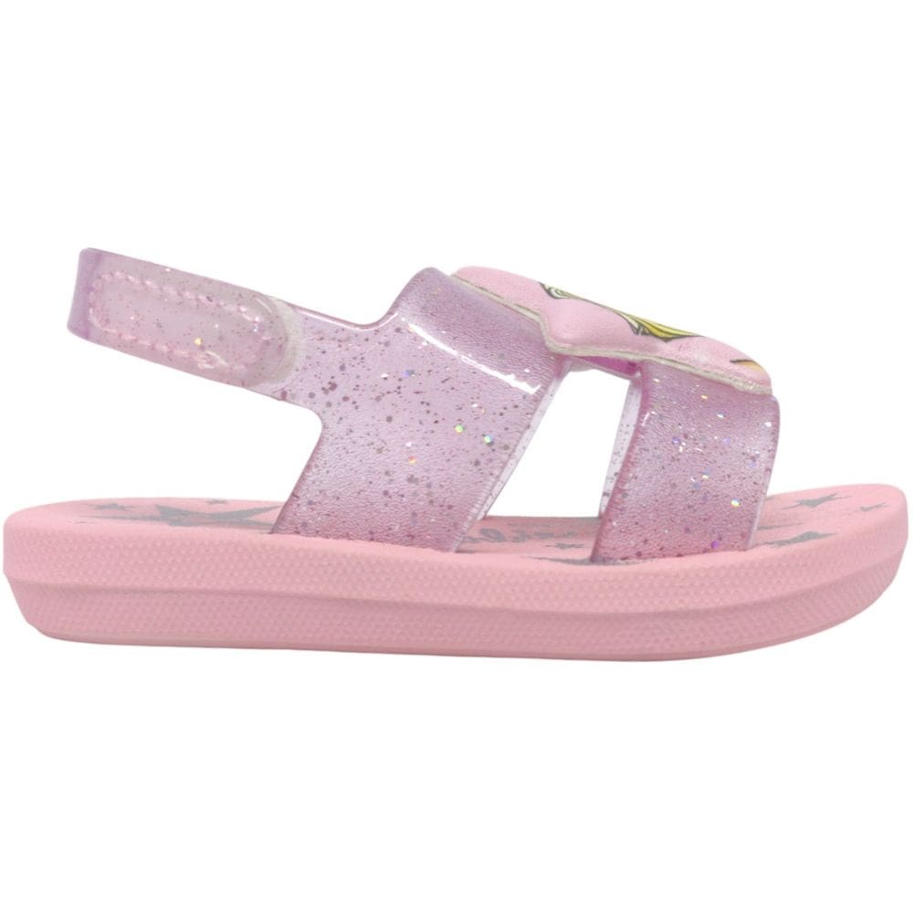 Sandália Infantil Menina Casual Dia a Dia Passeio Escola com Pop Star Bag Barbie Grendene Kids 23270