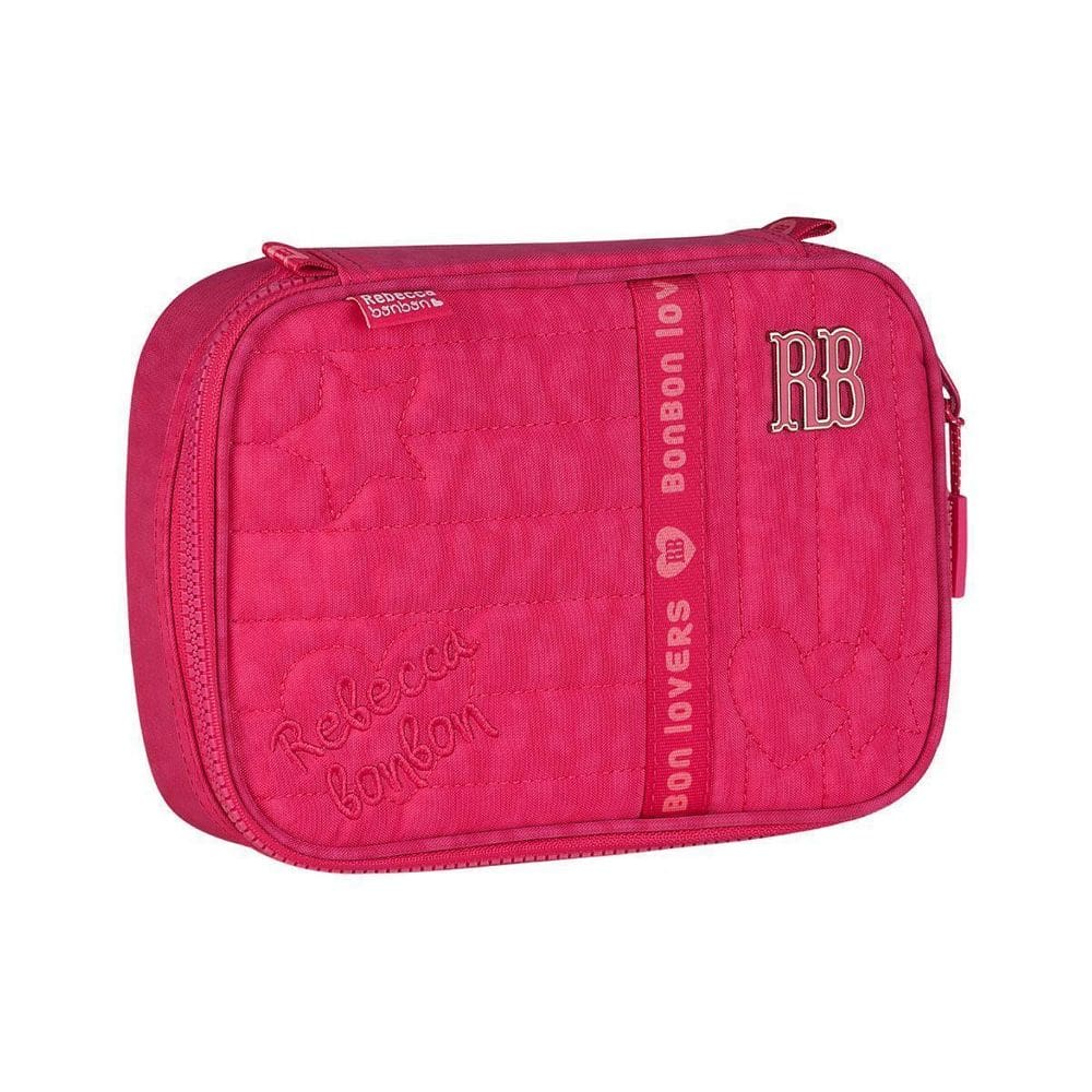 Estojo Box Juvenil Escolar Rebecca Bonbon Meninas - Rosa
