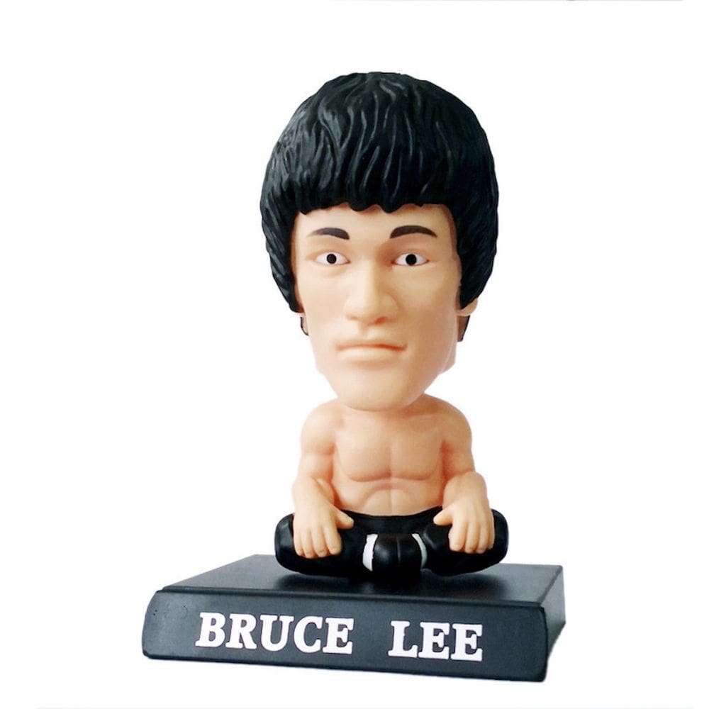 Coleção de brinquedos de figuras de anime Kung Fu Bruce Lee 12 cm PVC