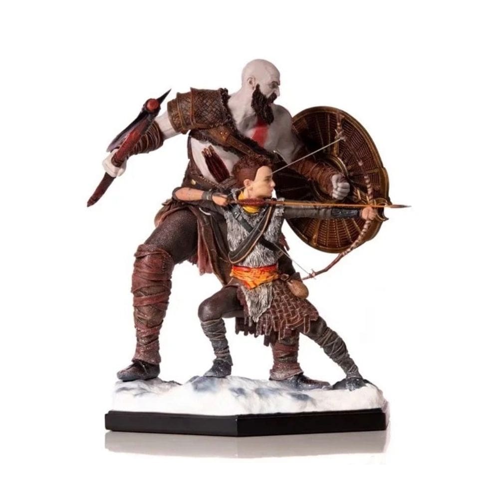 Coleção de brinquedos de figuras de anime Kratos Gods of Wars 20cm