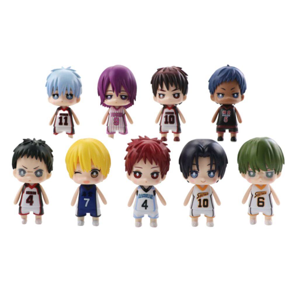 Coleção de brinquedos de figuras Kuroko`s Basketball Anime, 9 unidades