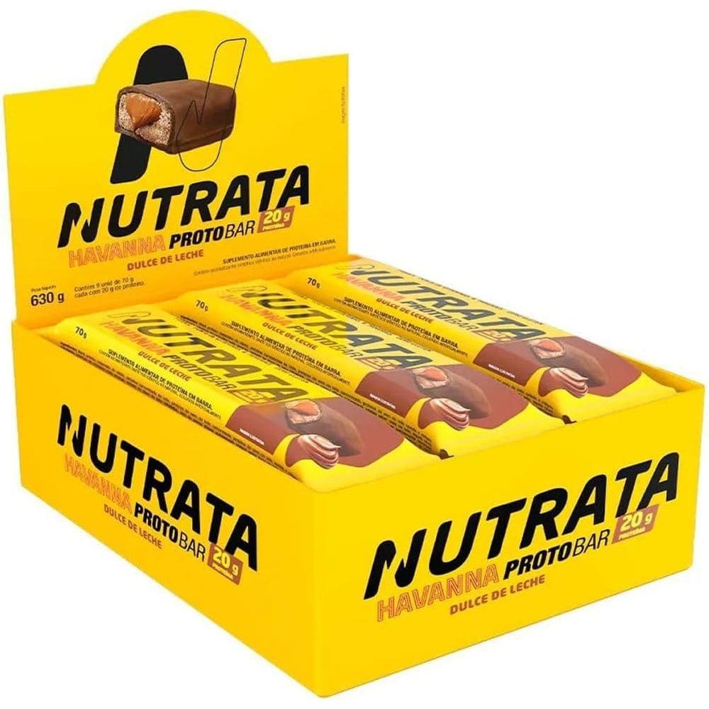 Display 9 Un Protobar Havanna 70G Nutrata Dulce De Leche