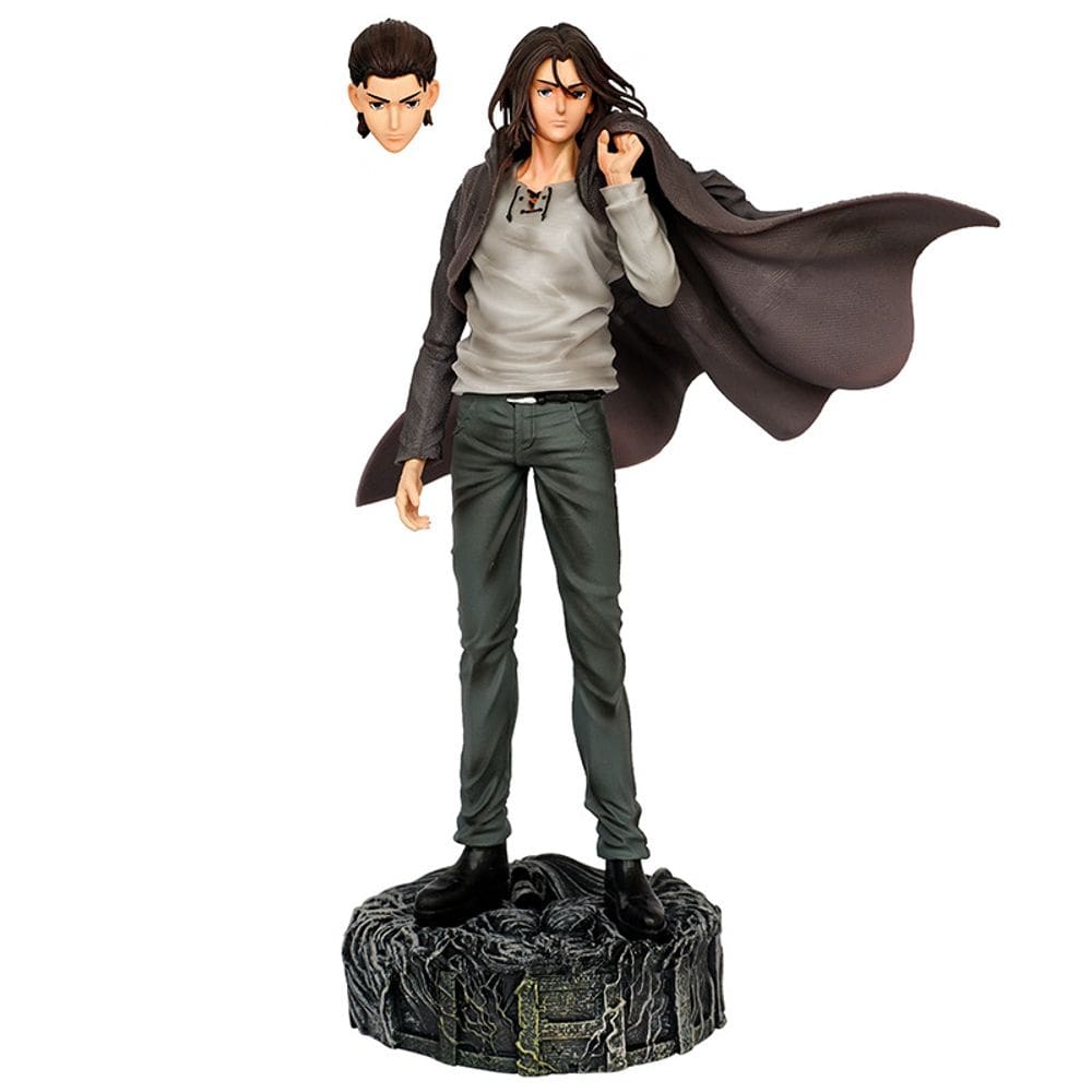 Estátua de modelo colecionável de brinquedo de anime Erens Jaegers