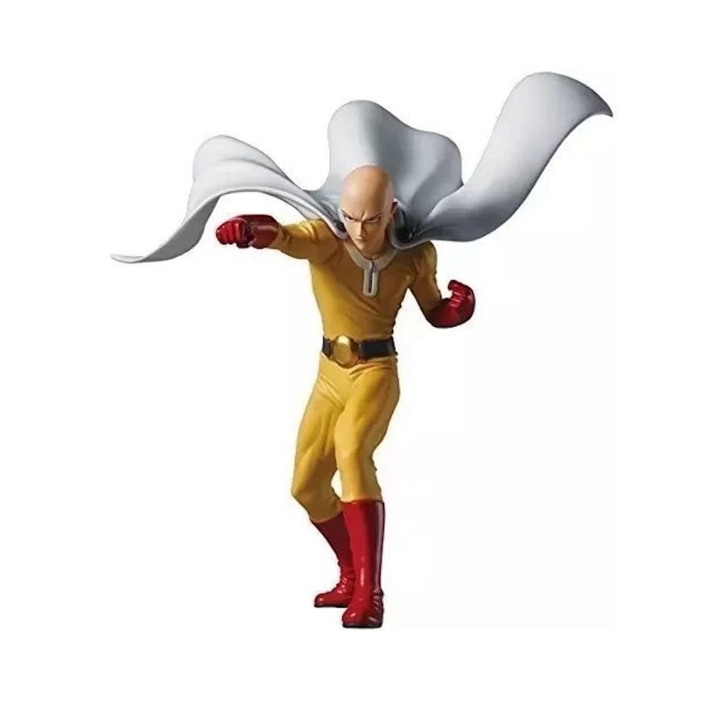 Brinquedo de boneco de anime colecionável modelo One Punch Man Saitama