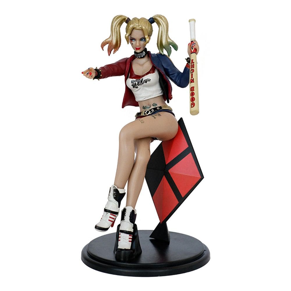 Brinquedo de figura de anime modelo colecionável Statue Toy Harleys Quinn