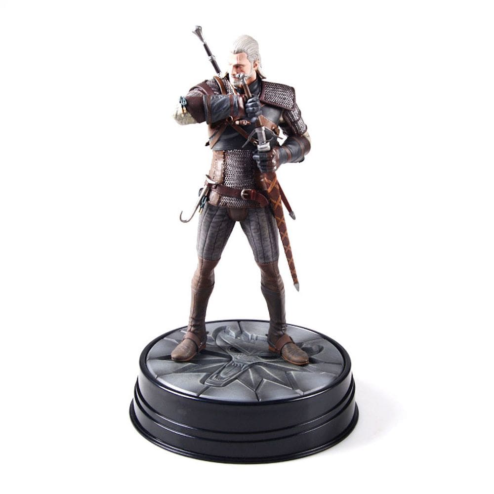 Brinquedo de boneco de anime colecionável Witchers 3 Wilds Hunts Geralt