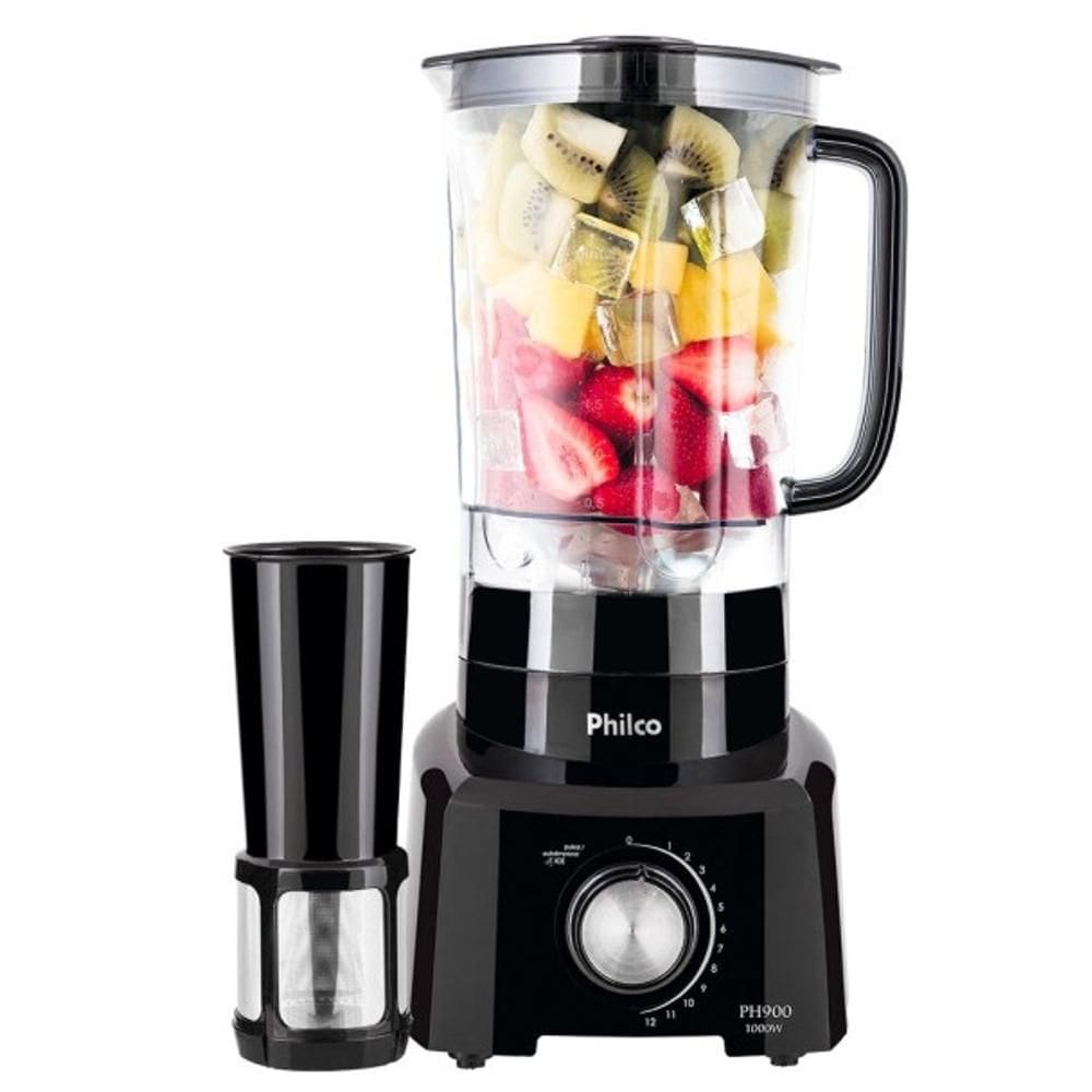 Liquidificador 12 Velocidades Philco C/Filtro Pt. 1200w 220v