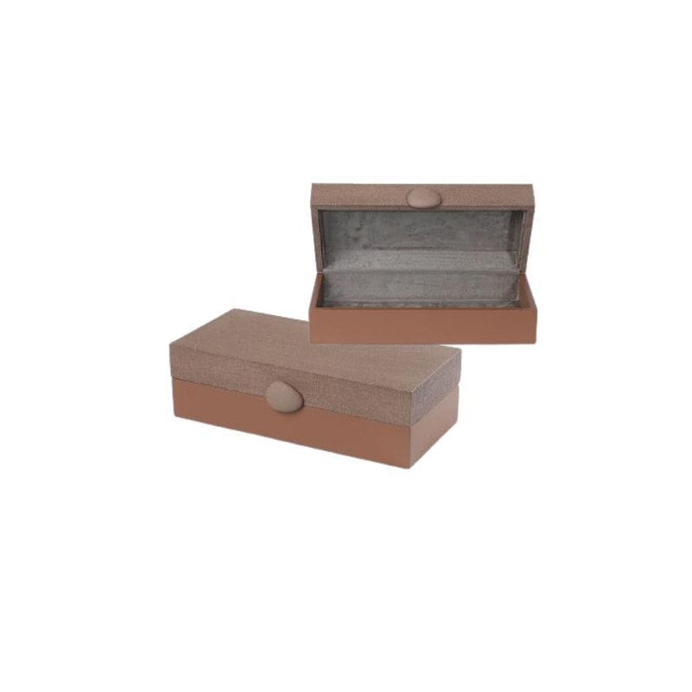 Caixa Retangular Limoeiro Charlotte Argila Tamanho Grande