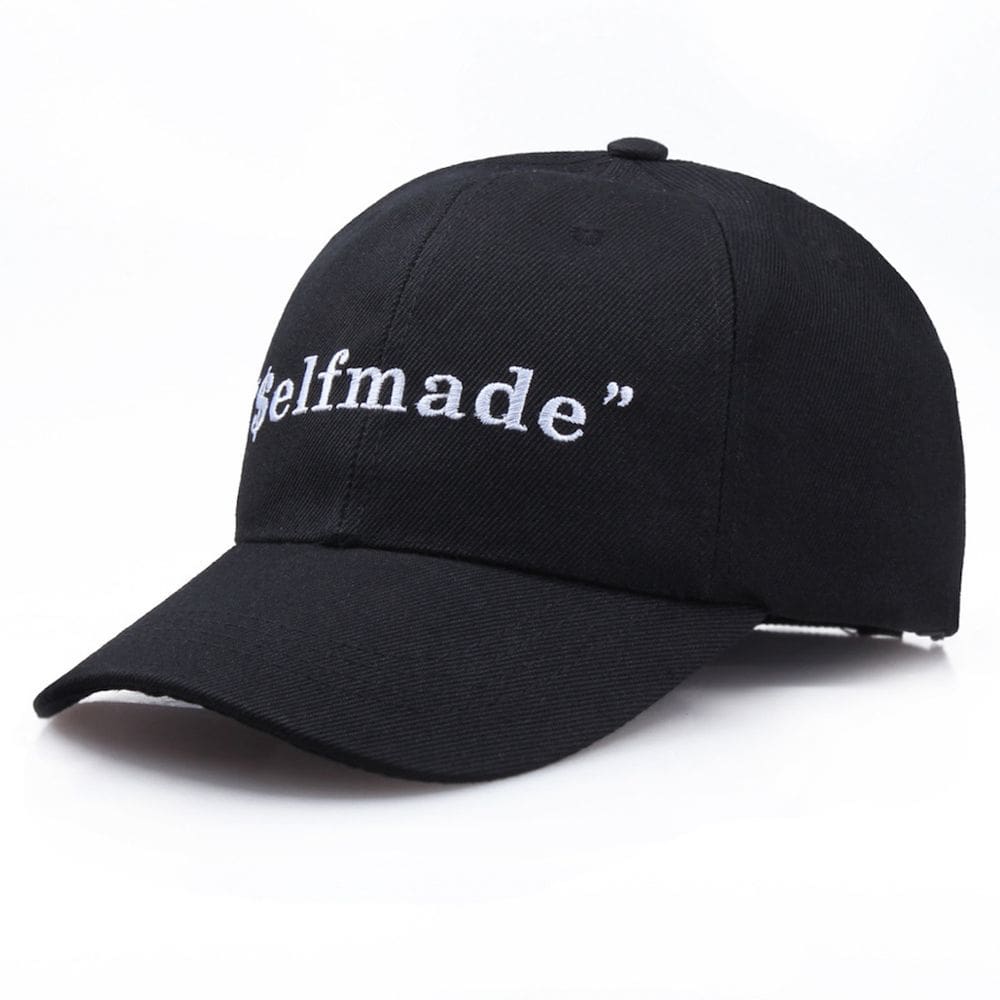 Boné de beisebol Selfmades Anime Snapback Hip-Hop, algodão