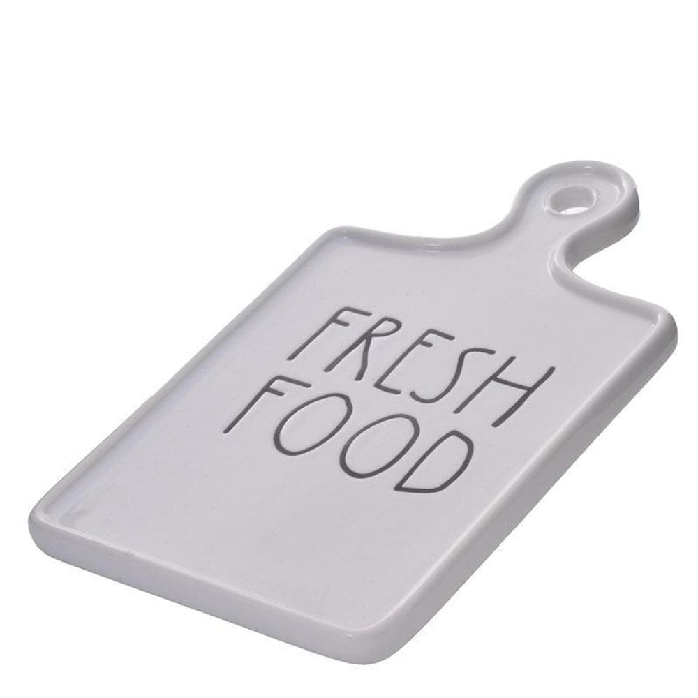 Prato Para Queijo Happy Freshfood 27X1X16Cm Cerâmica