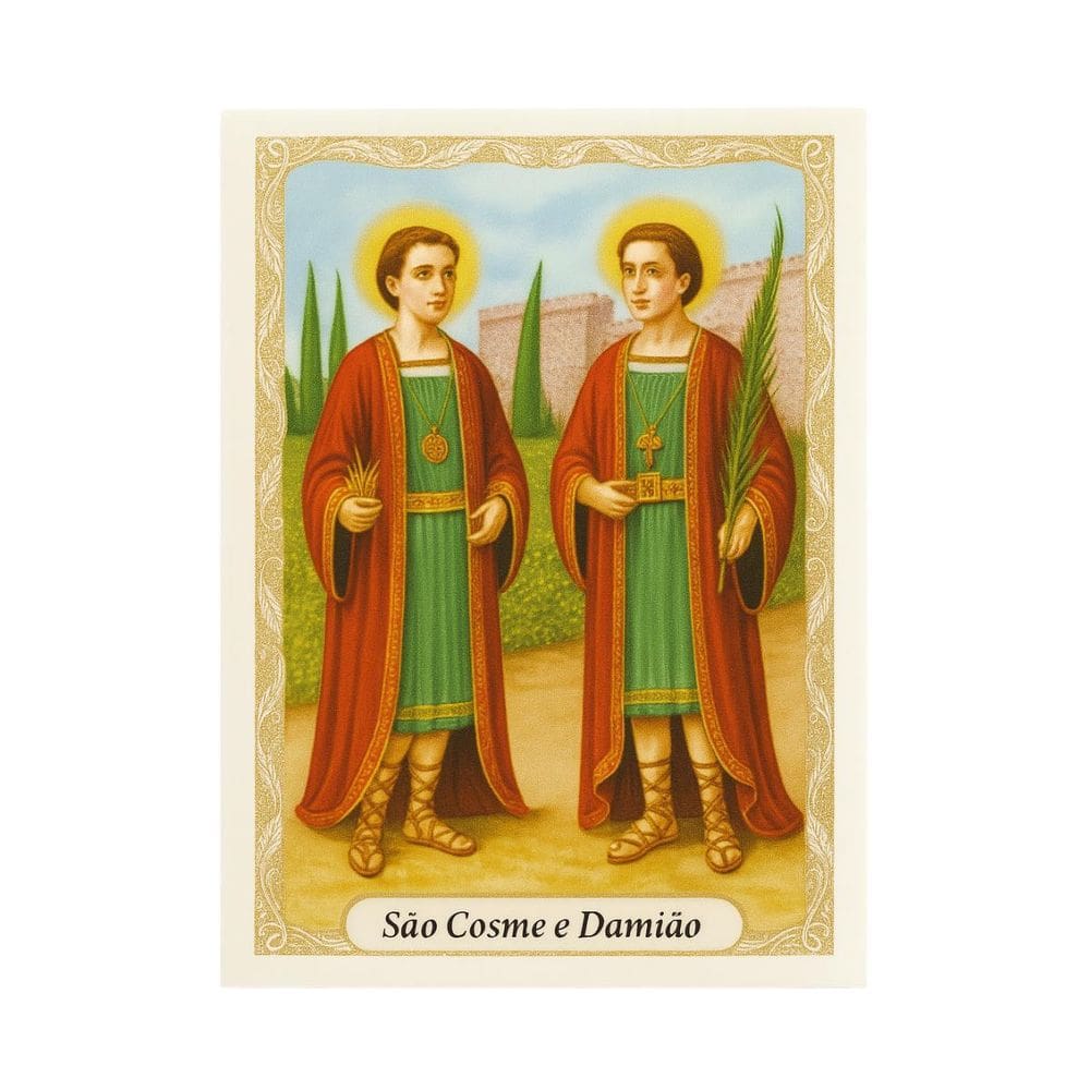 Folheto De Orações Santos Da Fé 9 Cm 100 Unidade