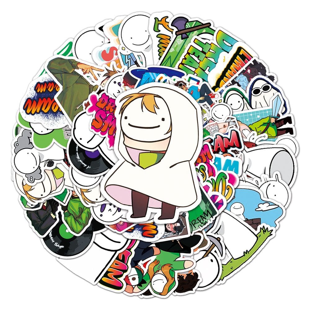 Pacote de adesivos Dreams Smps Anime, vinil impermeável, 50 unidades