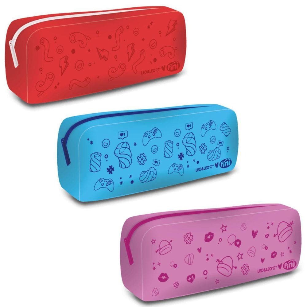 Estojo Retangular De Silicone Fini - Cor - Leo & Leo
