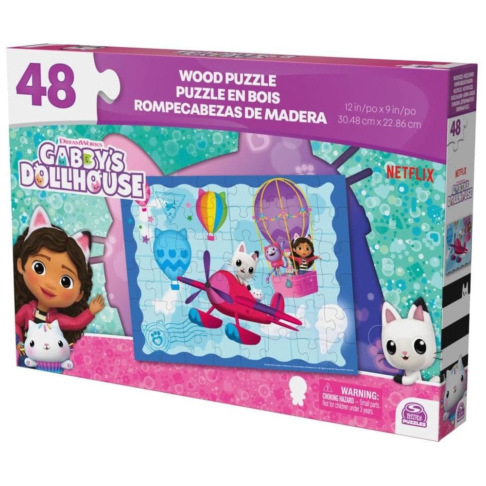Quebra-Cabeça de Madeira Gabby`s Dollhouse 48 Peças - Grow