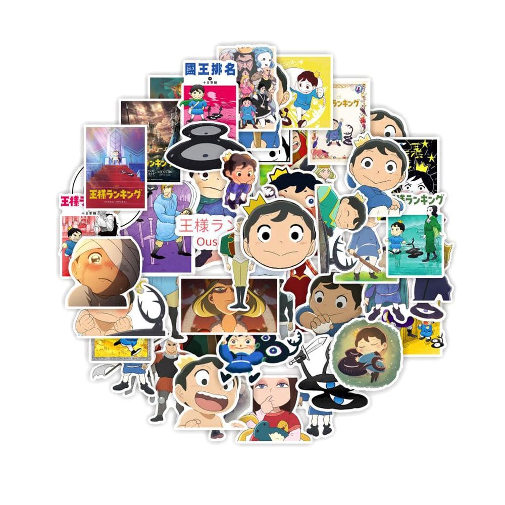 Pacote de adesivos Rankings of Kings Bojjis Anime 50 unidades à prova d`água