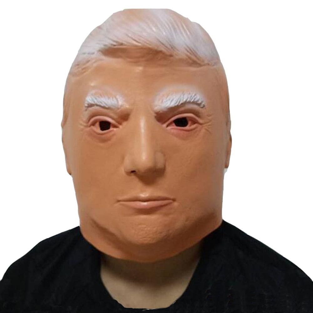 Máscara facial Trump Comedy Latex Headgear Cosplay Costume