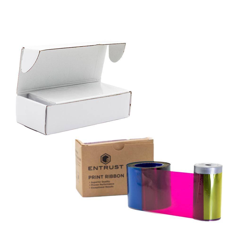 Ribbon Datacard Colorido 534700-001-R002 + 250 Cartões Pvc