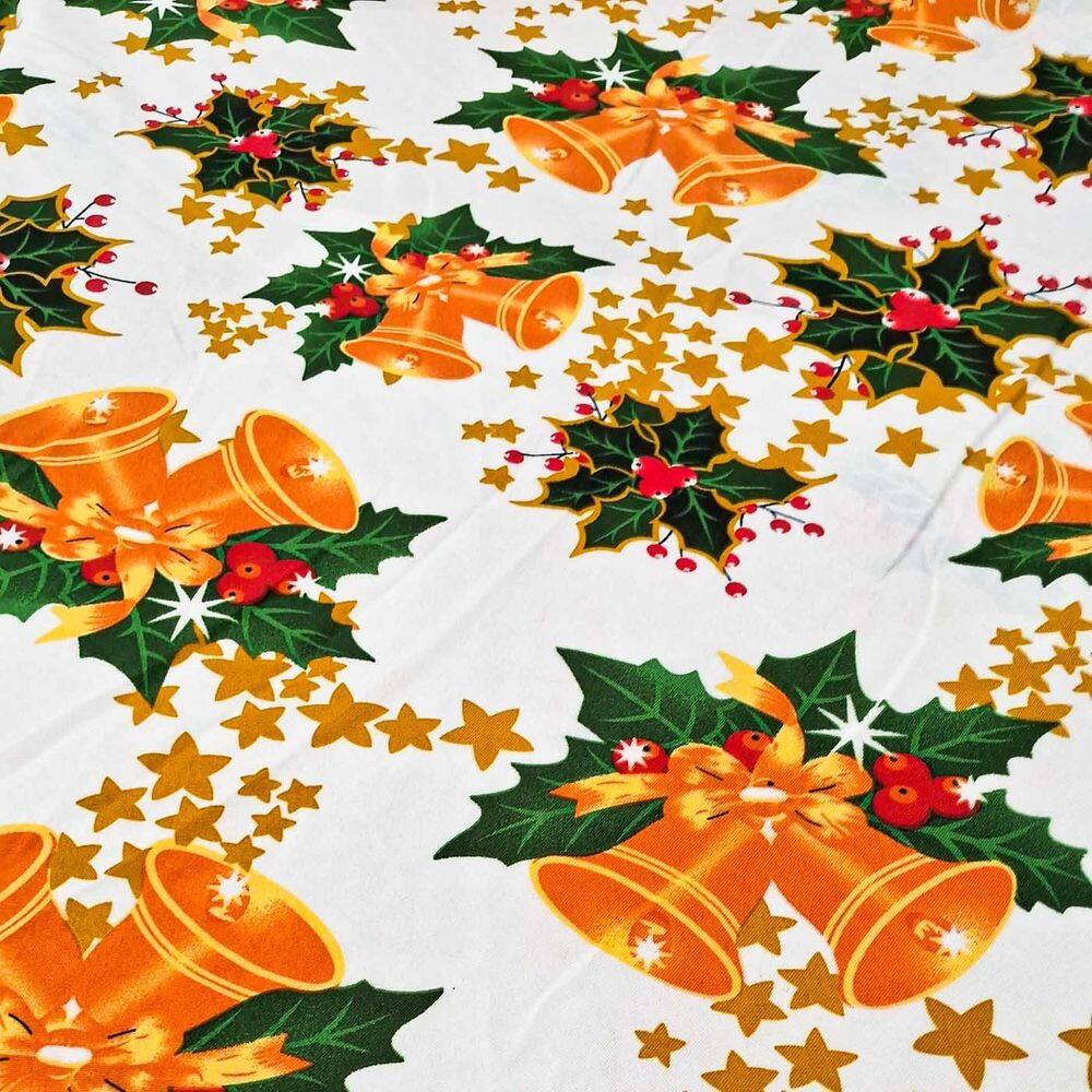 Tecido Oxford Natal Estampado Natalino Toalha Mesa 3 Metros