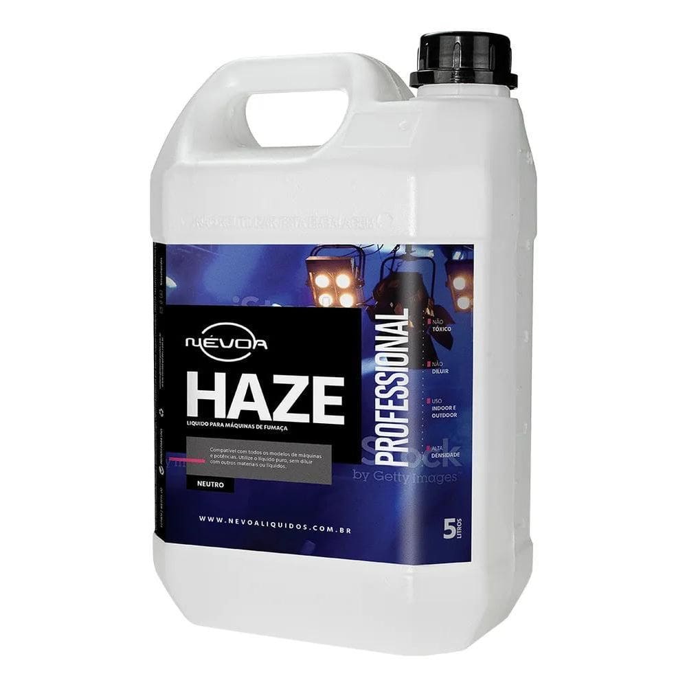Liquido Fluido Maquina Fumaça Haze Base Agua 5 Litros Neutro
