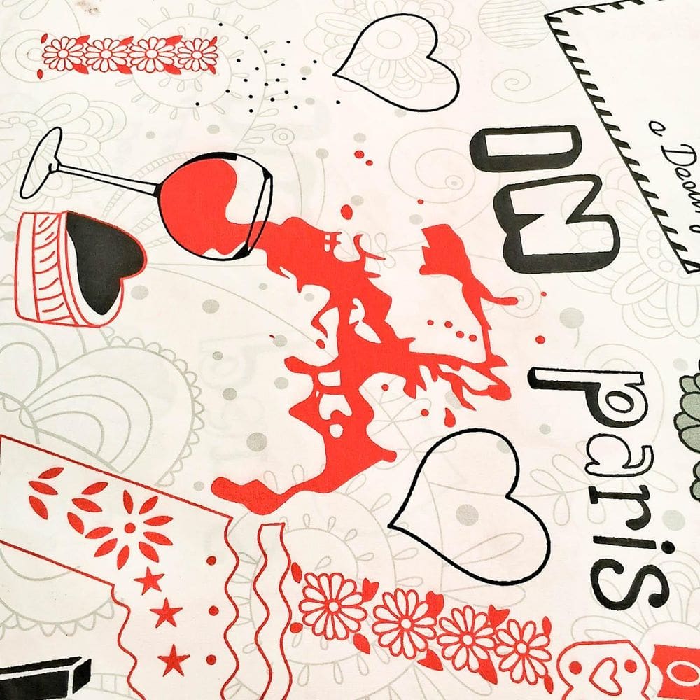 4 Metros Tecido Percal Estampado Microfibra 100% Poliéster