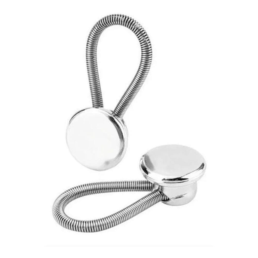 2X 02 Extensor De Colarinho Camisa Social Alargador De Aço