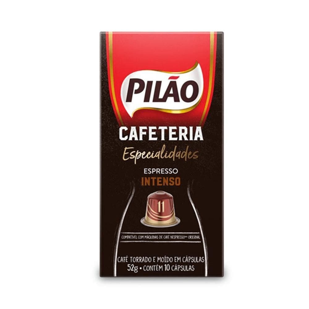 10 Cápsulas Café Pilão Nespresso Intenso Especialidades