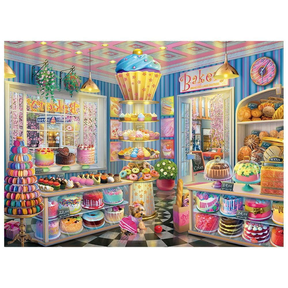 Quebra-Cabeça Doceria Colorida 500 Peças - Grow