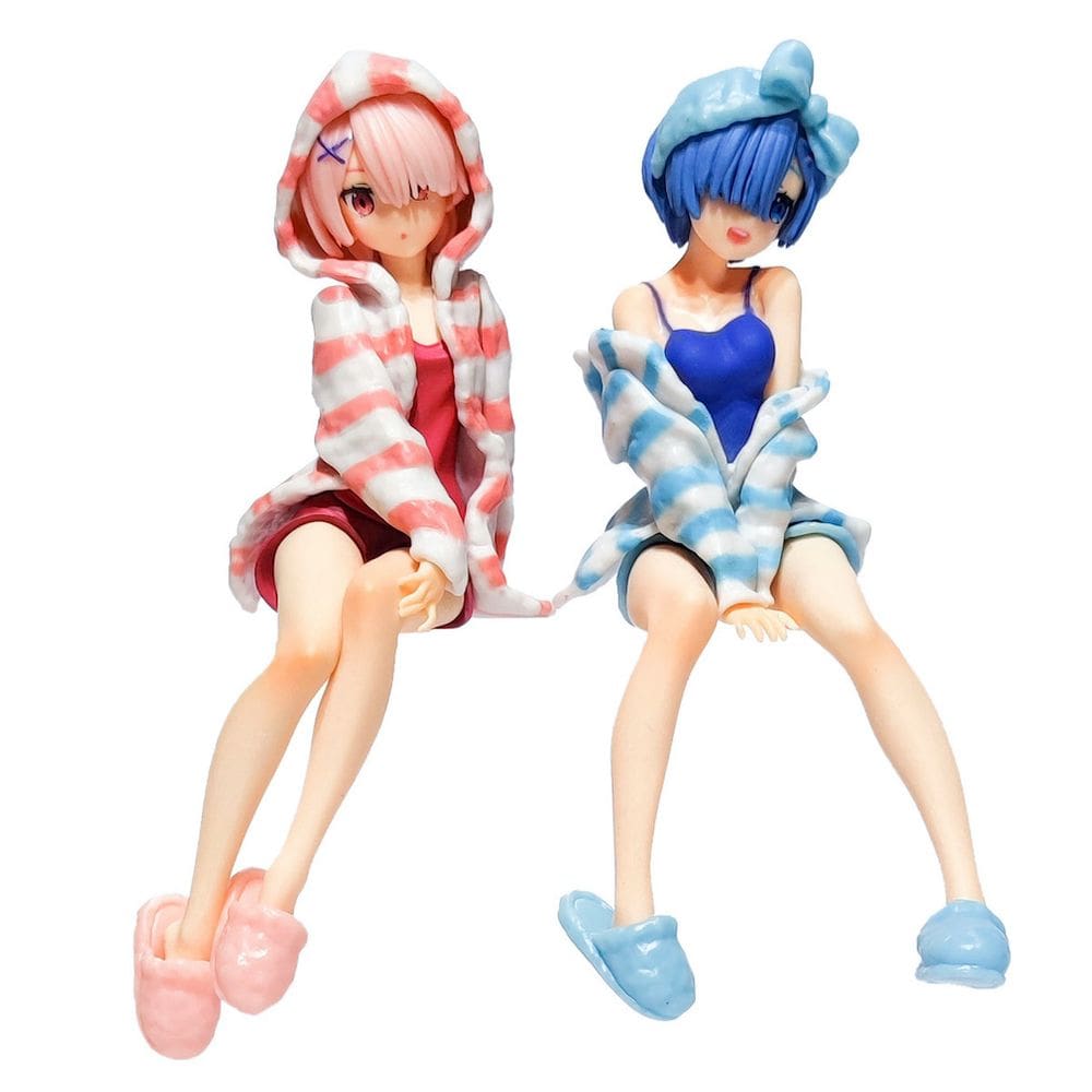 Brinquedo de figura de anime colecionável Life In A Different World x2