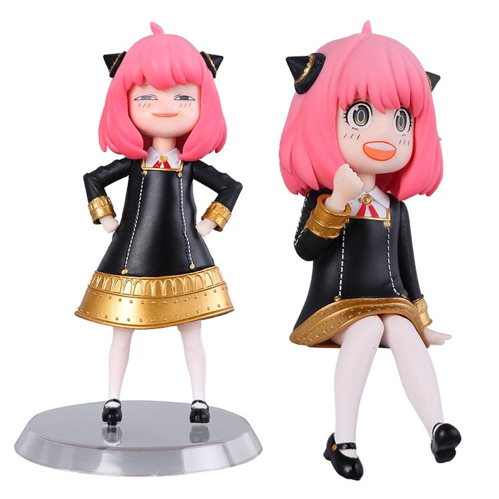 Coleção de brinquedos de figuras de anime modelo 2Pcs Spys Family