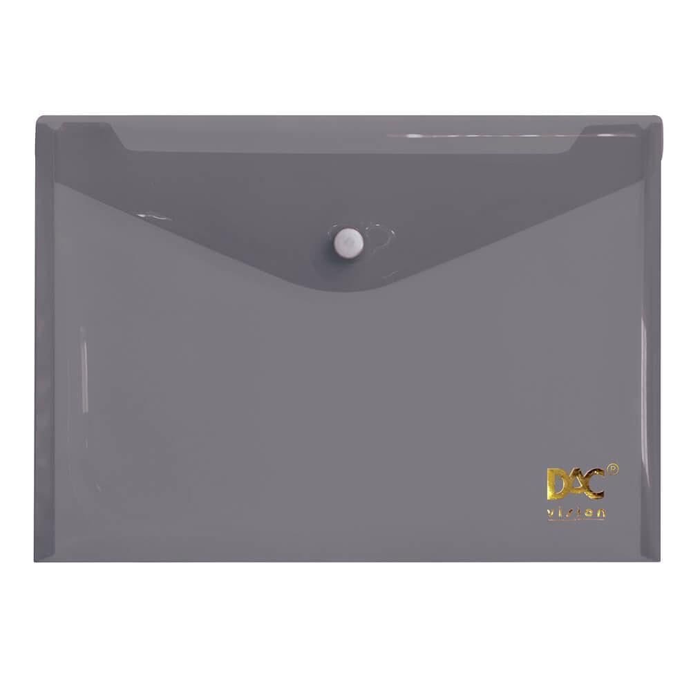 Pasta Malote Com Botão 360X235Mm 1Und Fumê Dac