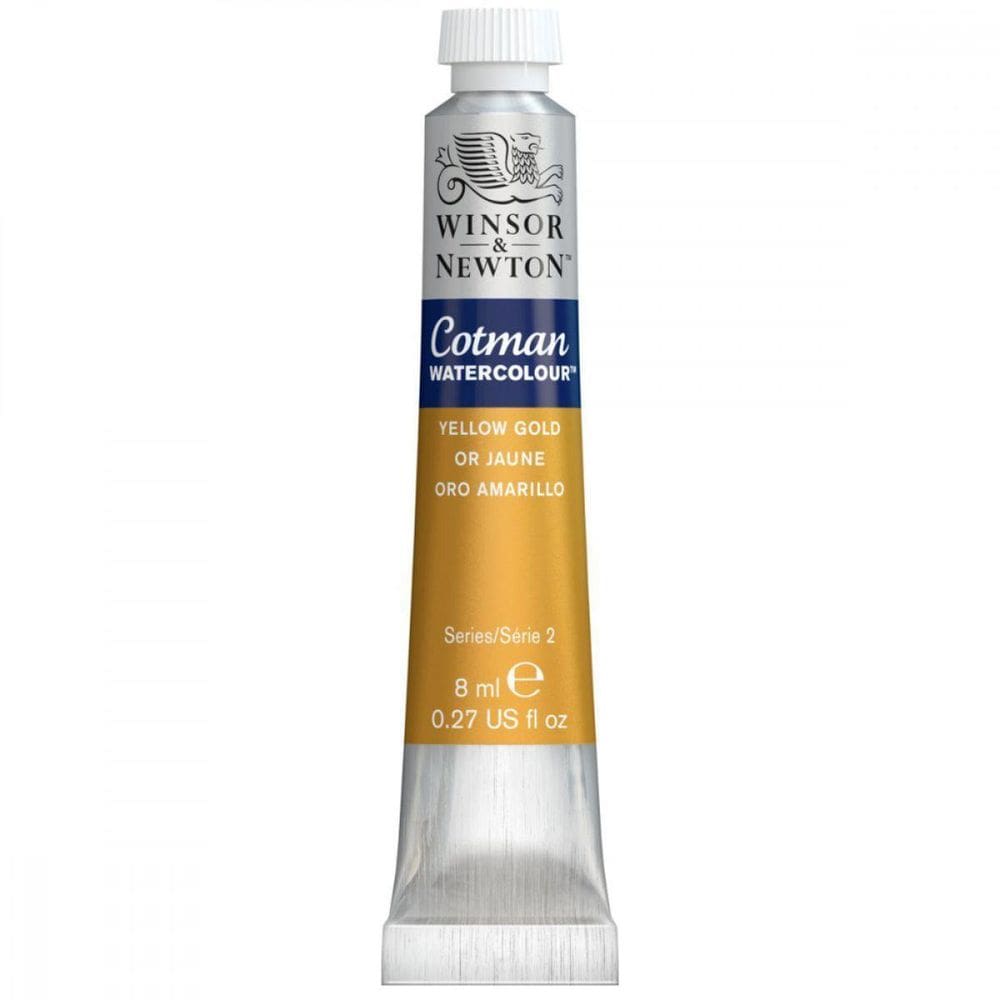 Aquarela Cotman W&N Tubo Metalica 088 Yellow Gold 8Ml