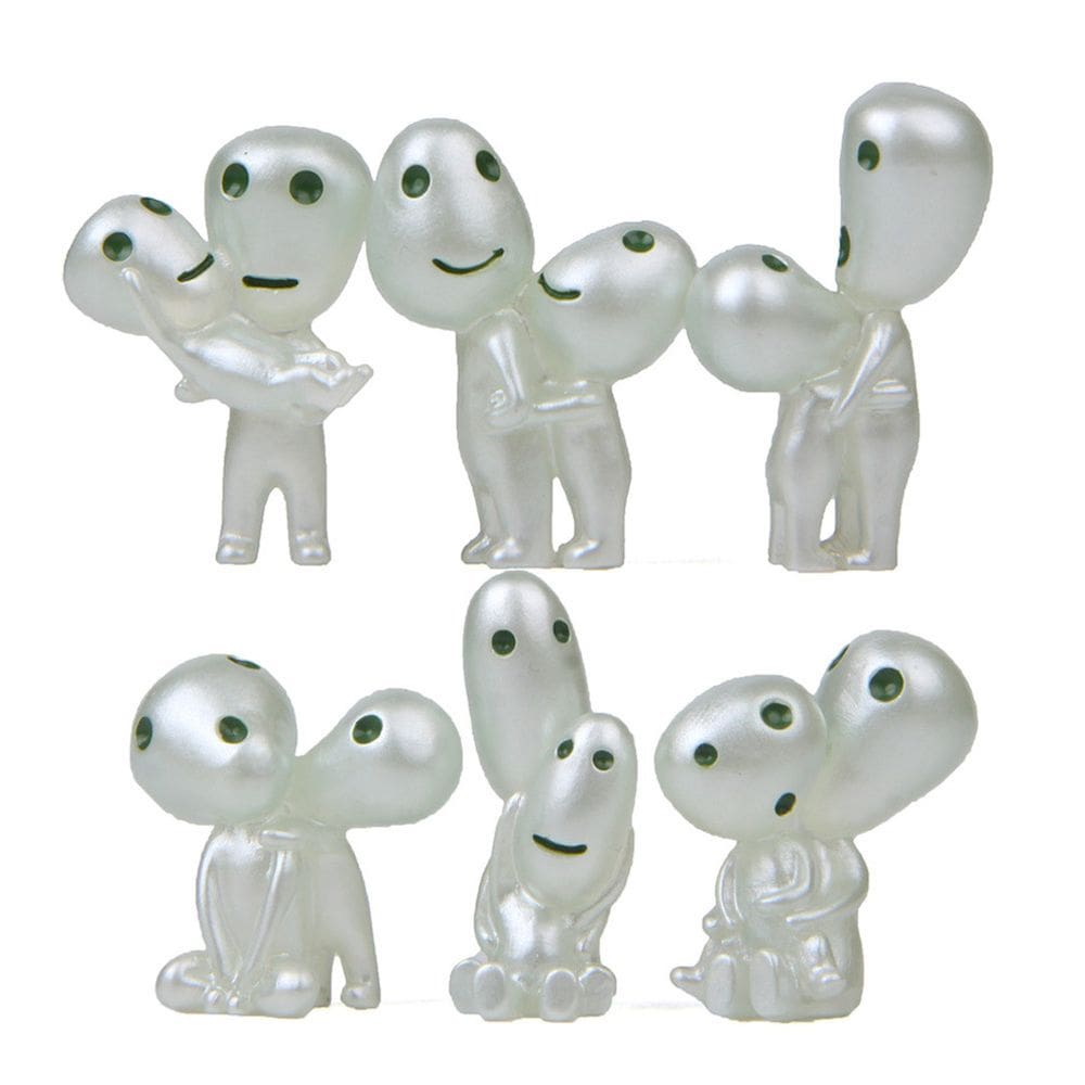 Coleção de brinquedos de figuras de anime Model Tree Elf Luminous x6