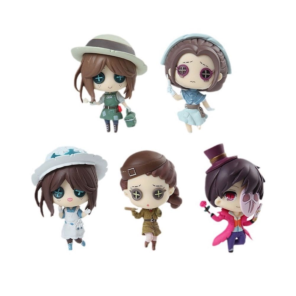 Conjunto de 5 peças de decoração de modelos da coleção Anime Figure Toy