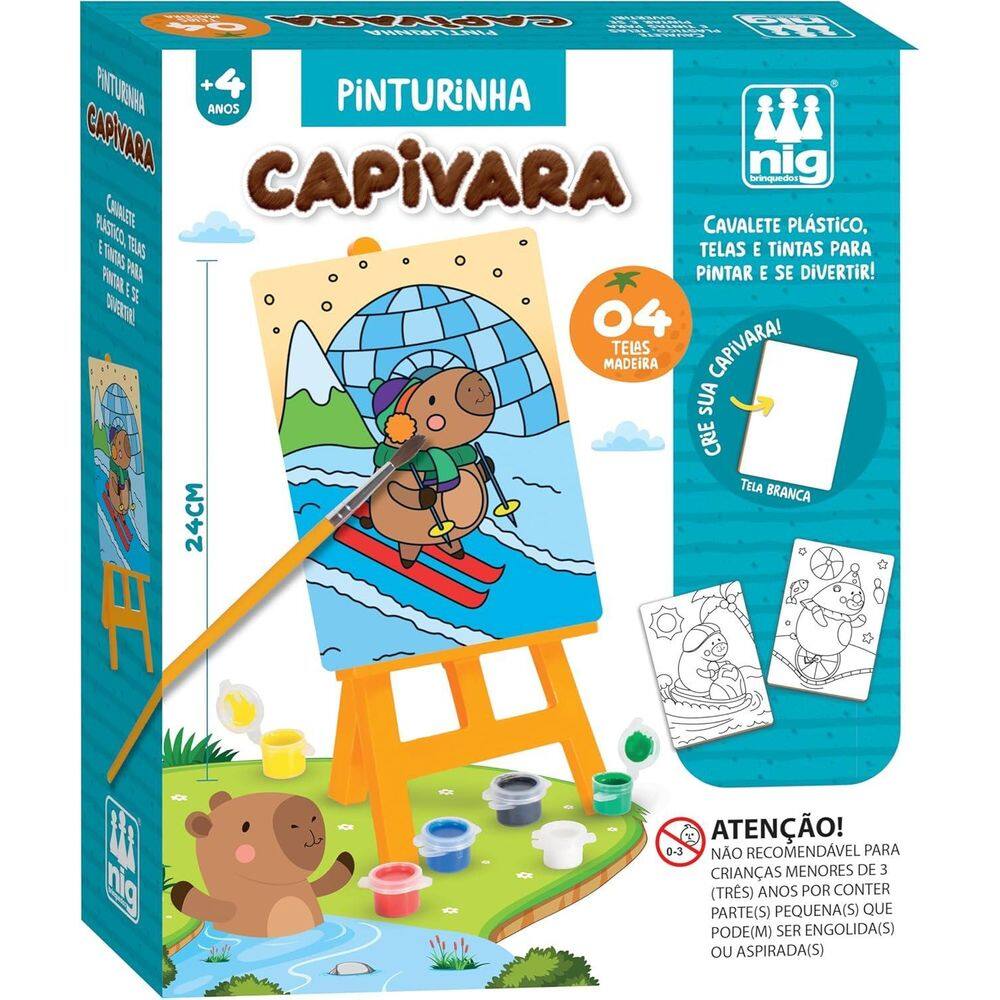 Kit Pinturinha - Capivara 0239 Nig