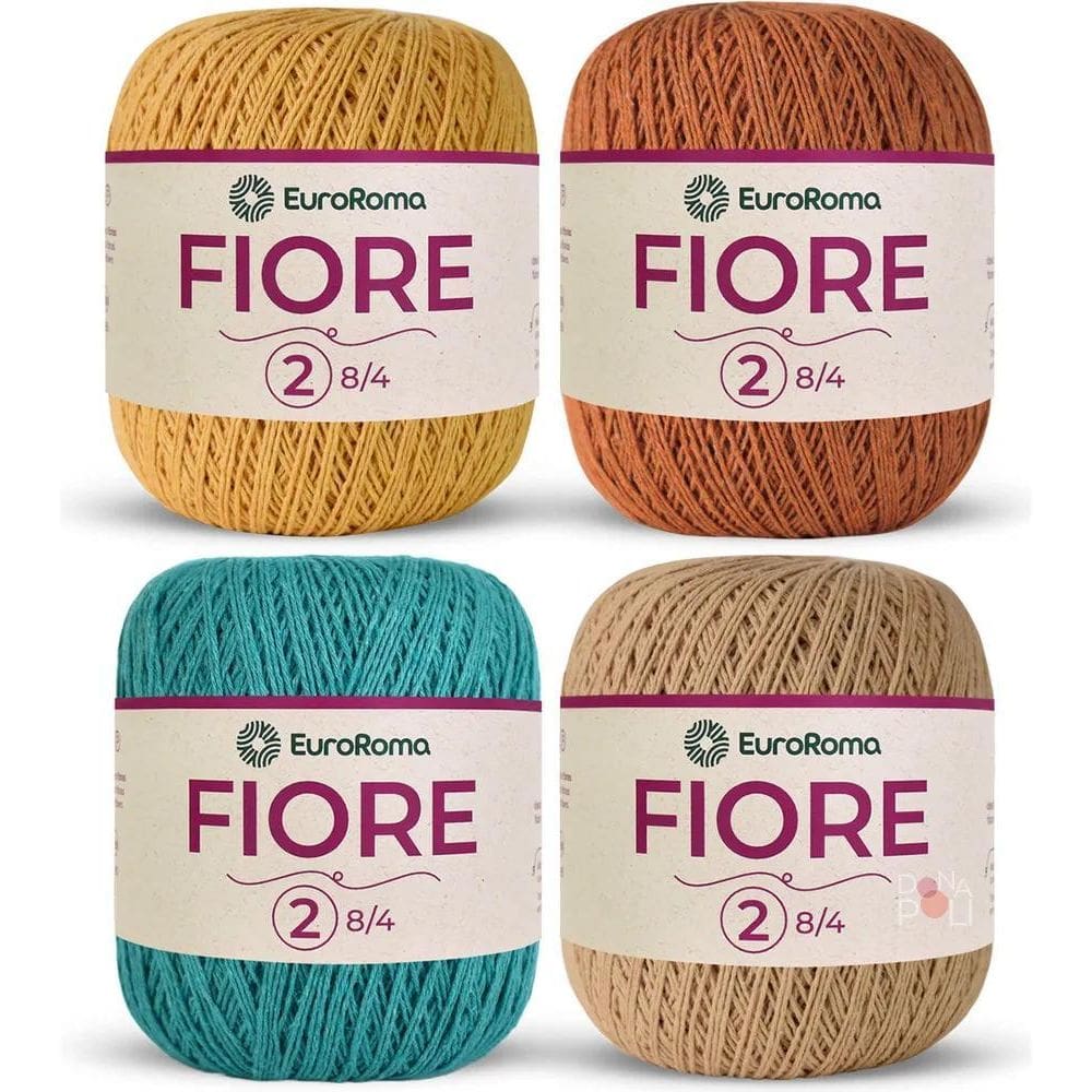 2X Kit 4 Linhas Fiore Euroroma N2 Lindas Composições Tendênc