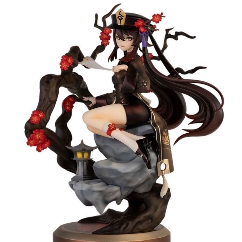 Figura de anime Toy Genshins Impacts Hu Tao, 22 cm, colecionável em PVC
