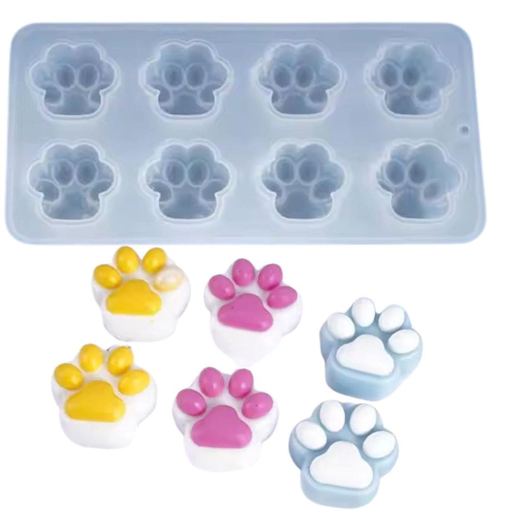 Molde Silicone Artesanato Resina Cachorro Patinhas Pet Gato