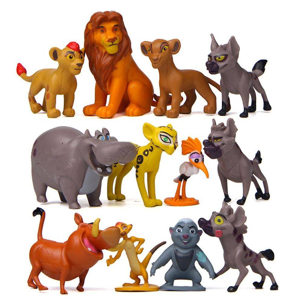Boneco de ação King Lion Simba 12 peças para crianças