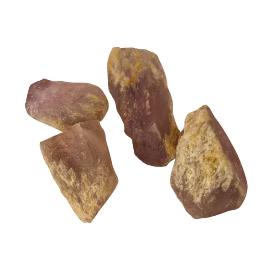 Pedra Natural Ametista Com Citrino Bruto 250G