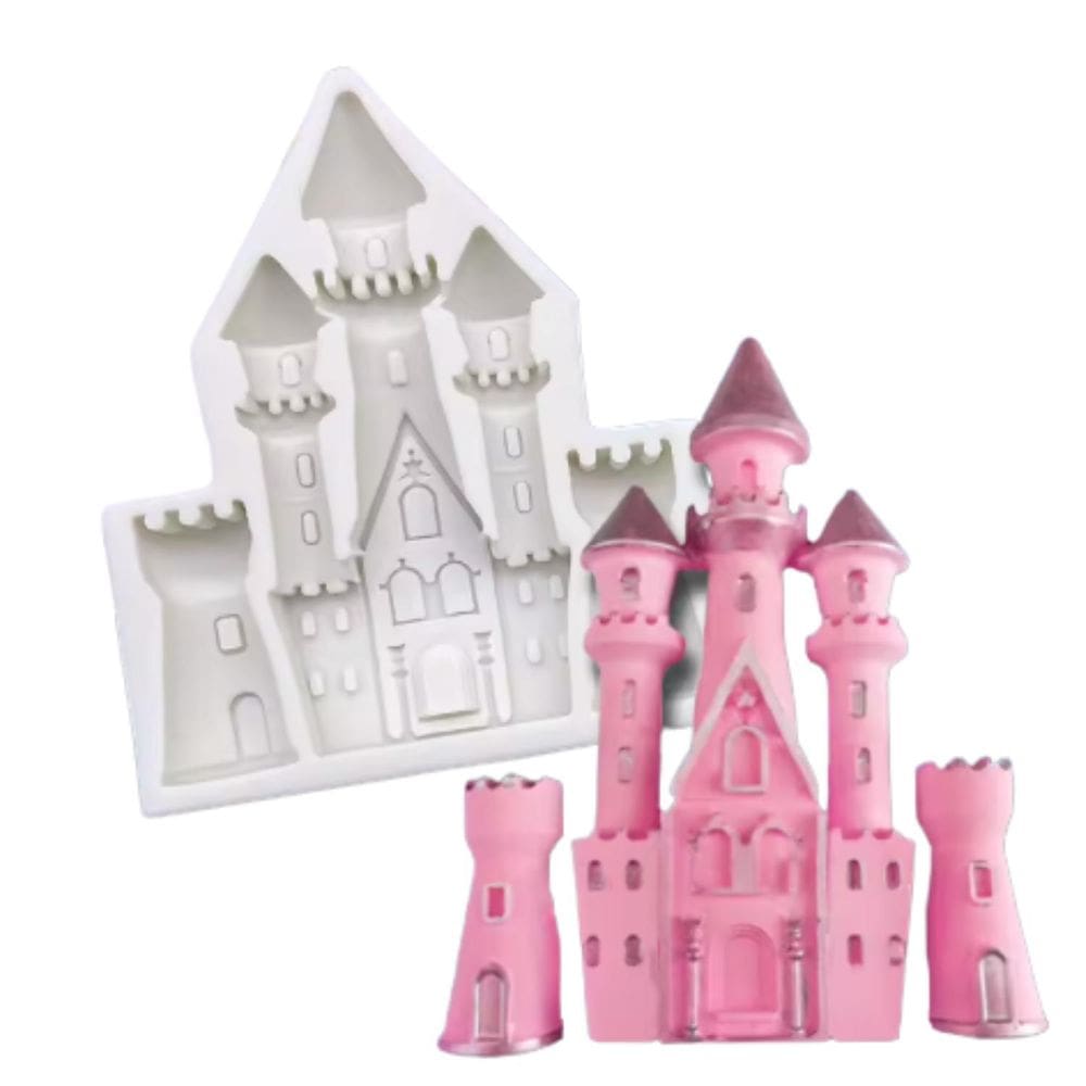 Molde Silicone Castelo Princesa Reino Rainha Principe Coroa