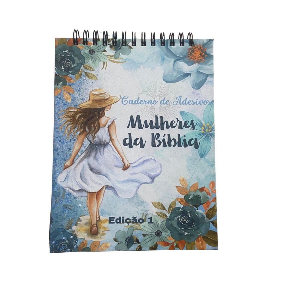 Caderno Adesivos Bloco Sticker Book Temática Mulher Da