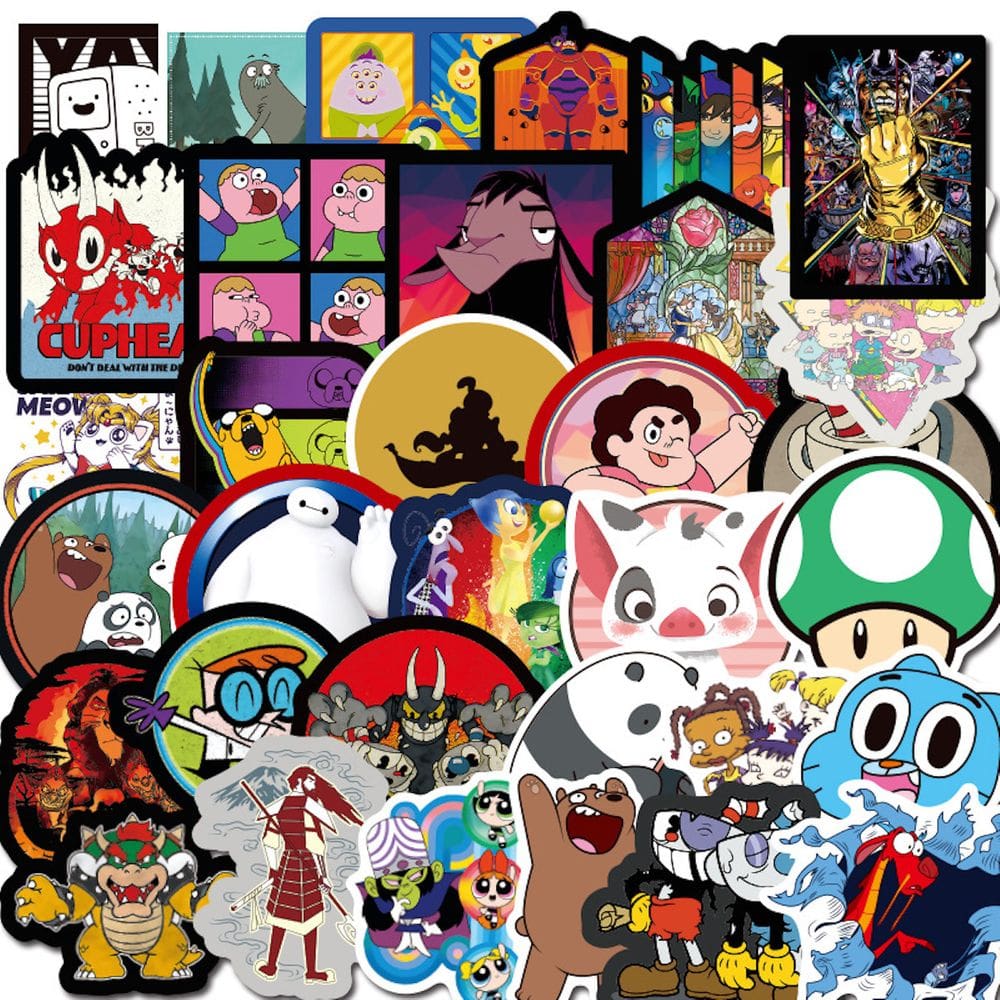 Adesivo Bowser Fairys Tails Anime 50 unidades de vinil PVC impermeável