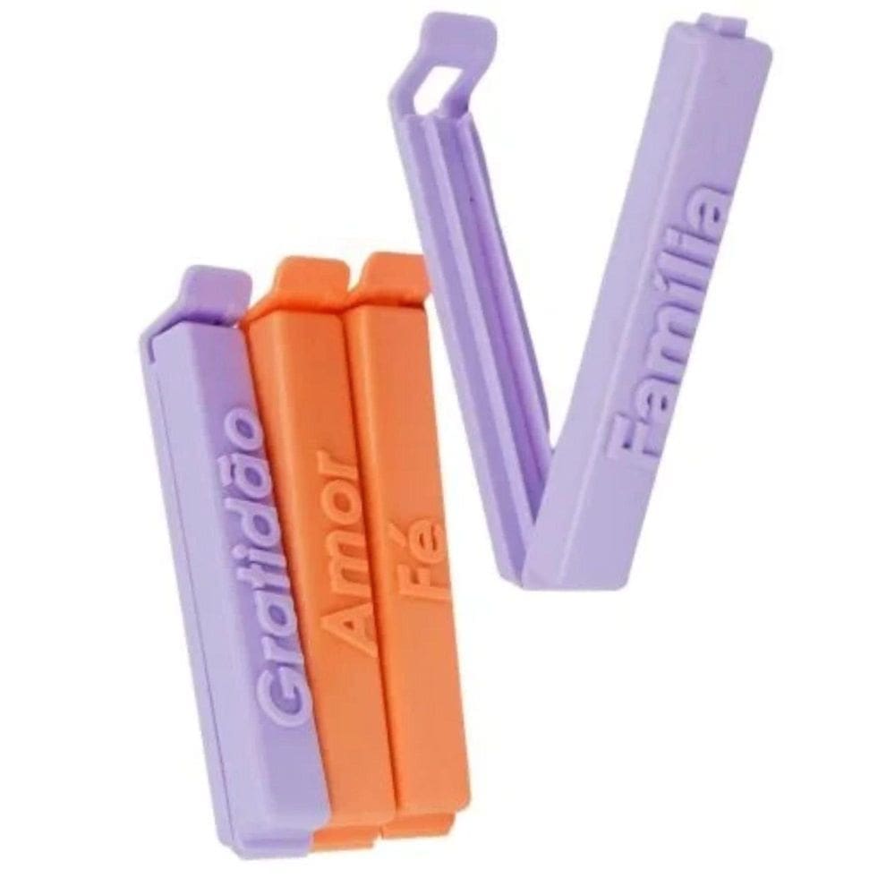 Lacre Para Embalagem 9Cm 4 Peças Palavras