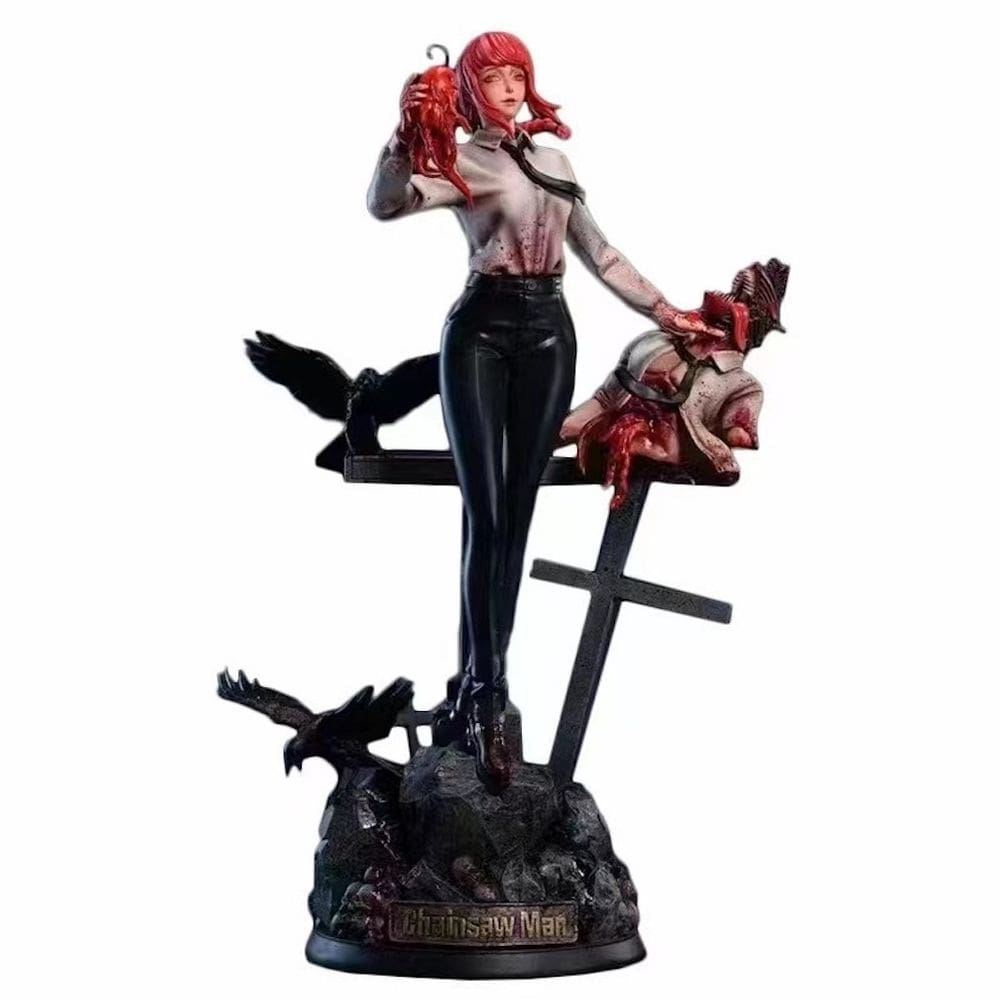 Figura de anime Toy Chainserras Mans Makima, modelo de PVC de 37 cm
