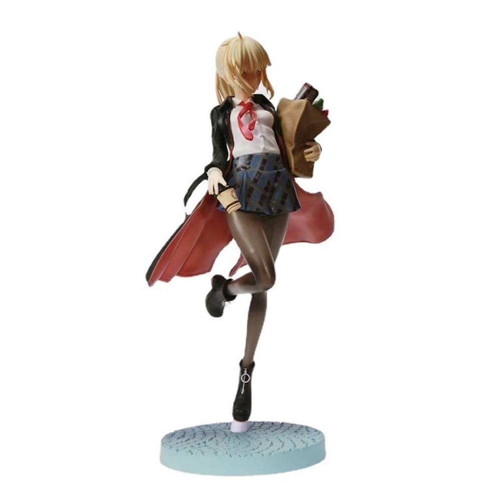 Coleção de brinquedos de figuras de anime Model Decorat Fate Fogo Sabre