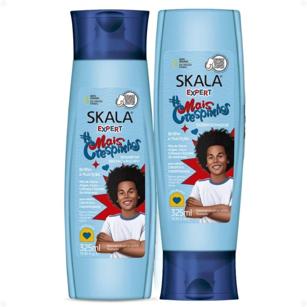 Kit Skala Expert Mais Crespinhos: Shampoo e Condicionador 325ml