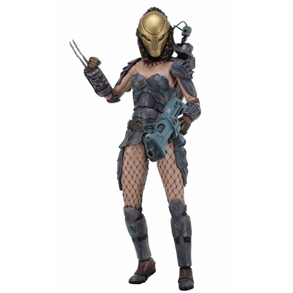 Boneco: Brinquedo Feminino, Predador, Caça Cobra, 18 cm