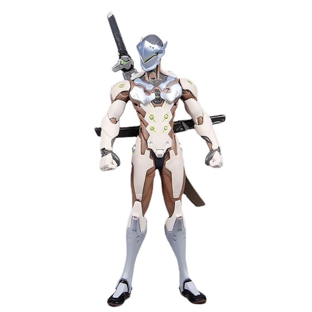 Coleção de brinquedos de figuras de anime, decoração de modelos, Overwatch Genji