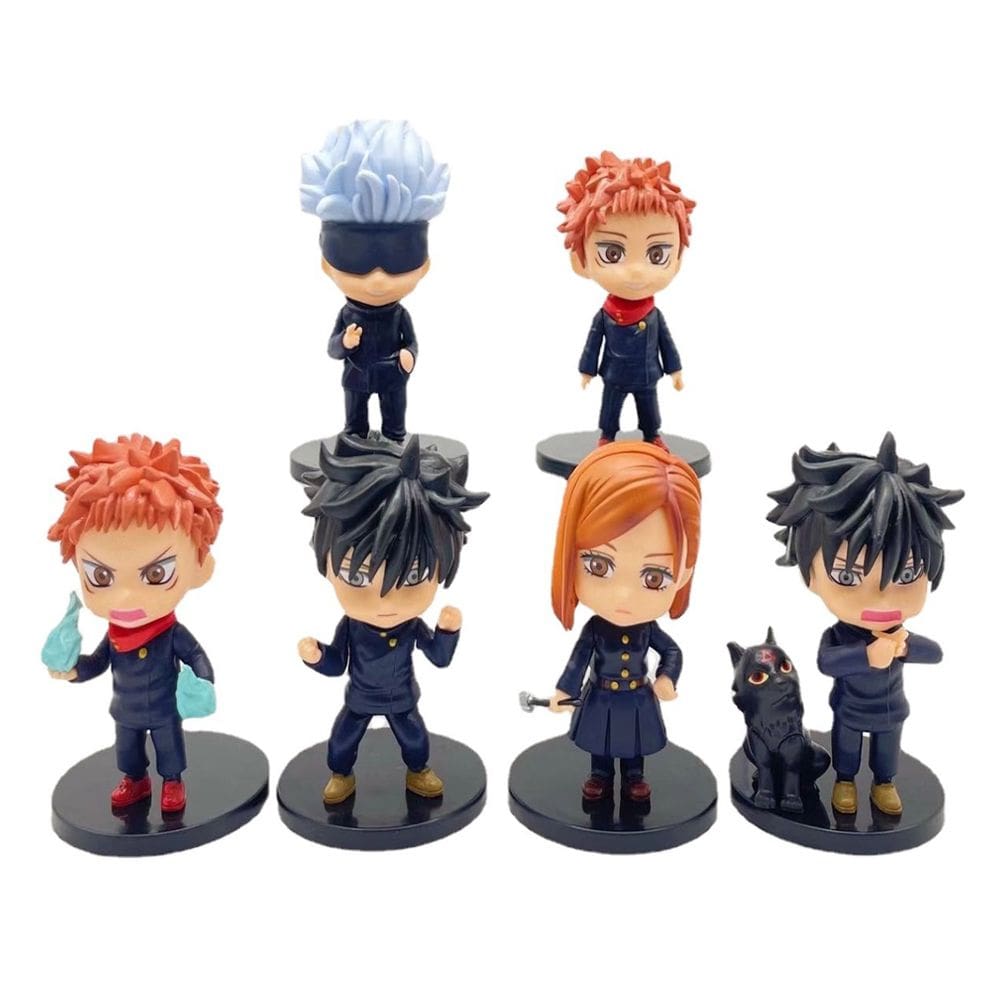 Coleção Figure Toy, 6 peças, modelo de anime Jujutsus Kaisens