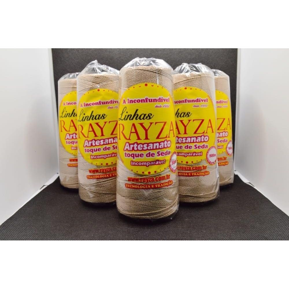 Linhas Para Crochê Rayza Artesanato Grossa - Cor 081 Trigo